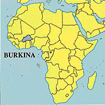 Le burkina en Afrique